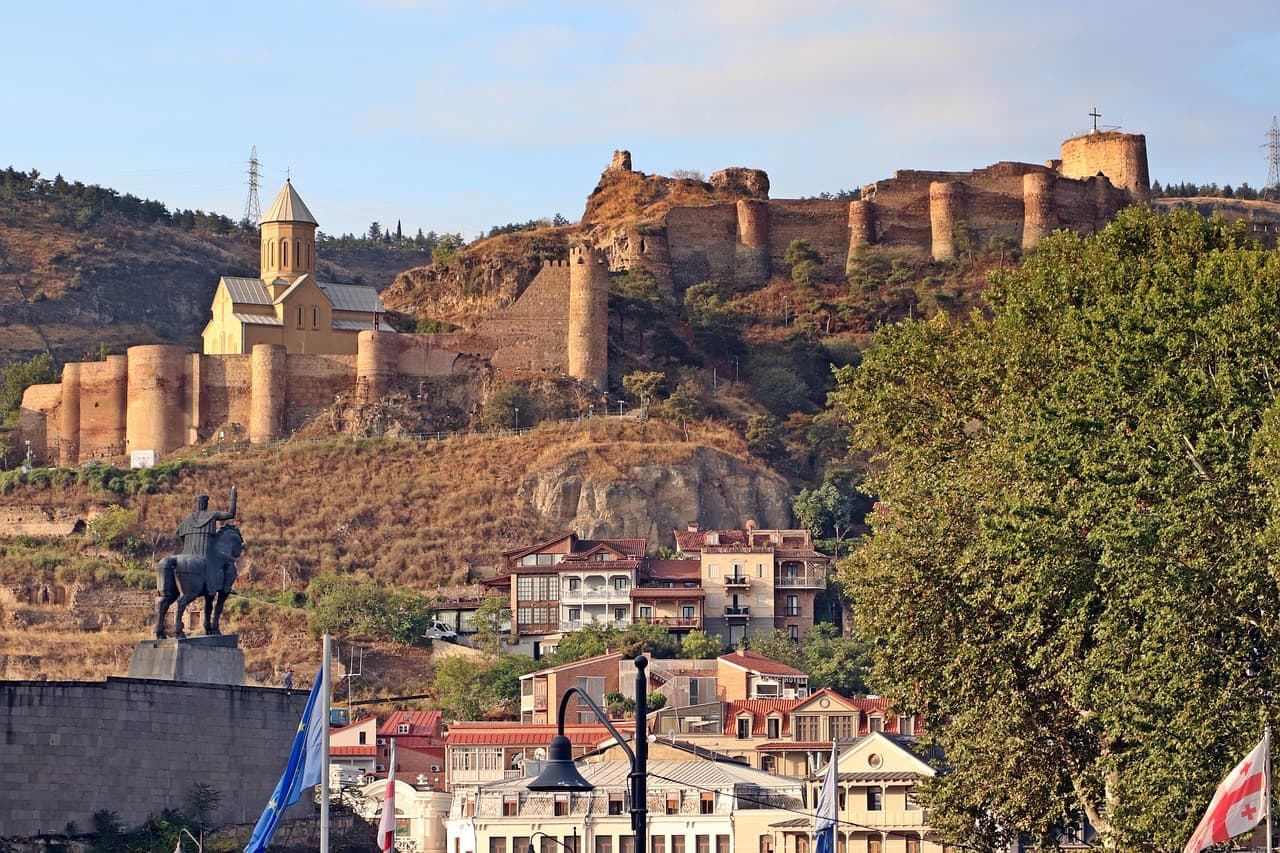 A panorama of Tbilisi