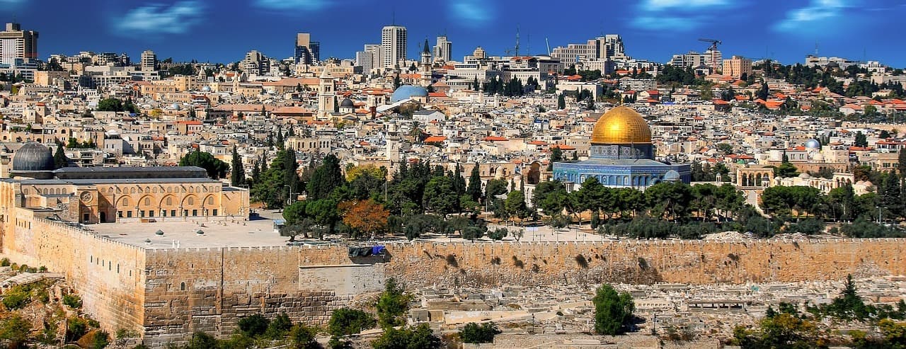 Jerusalem's Old City with the Dome of the Rock