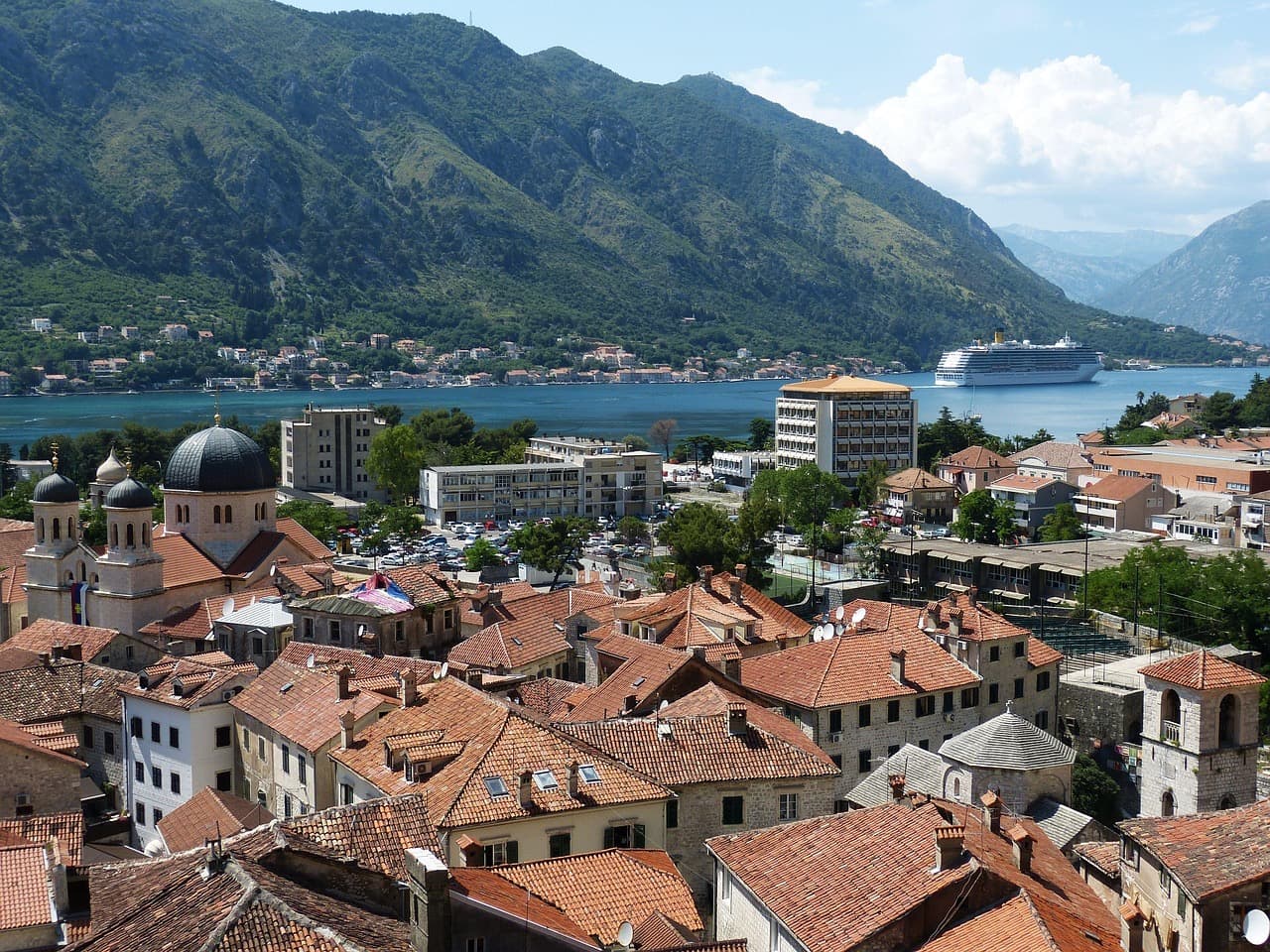 The old town of Kotor and its bay, Montenegro