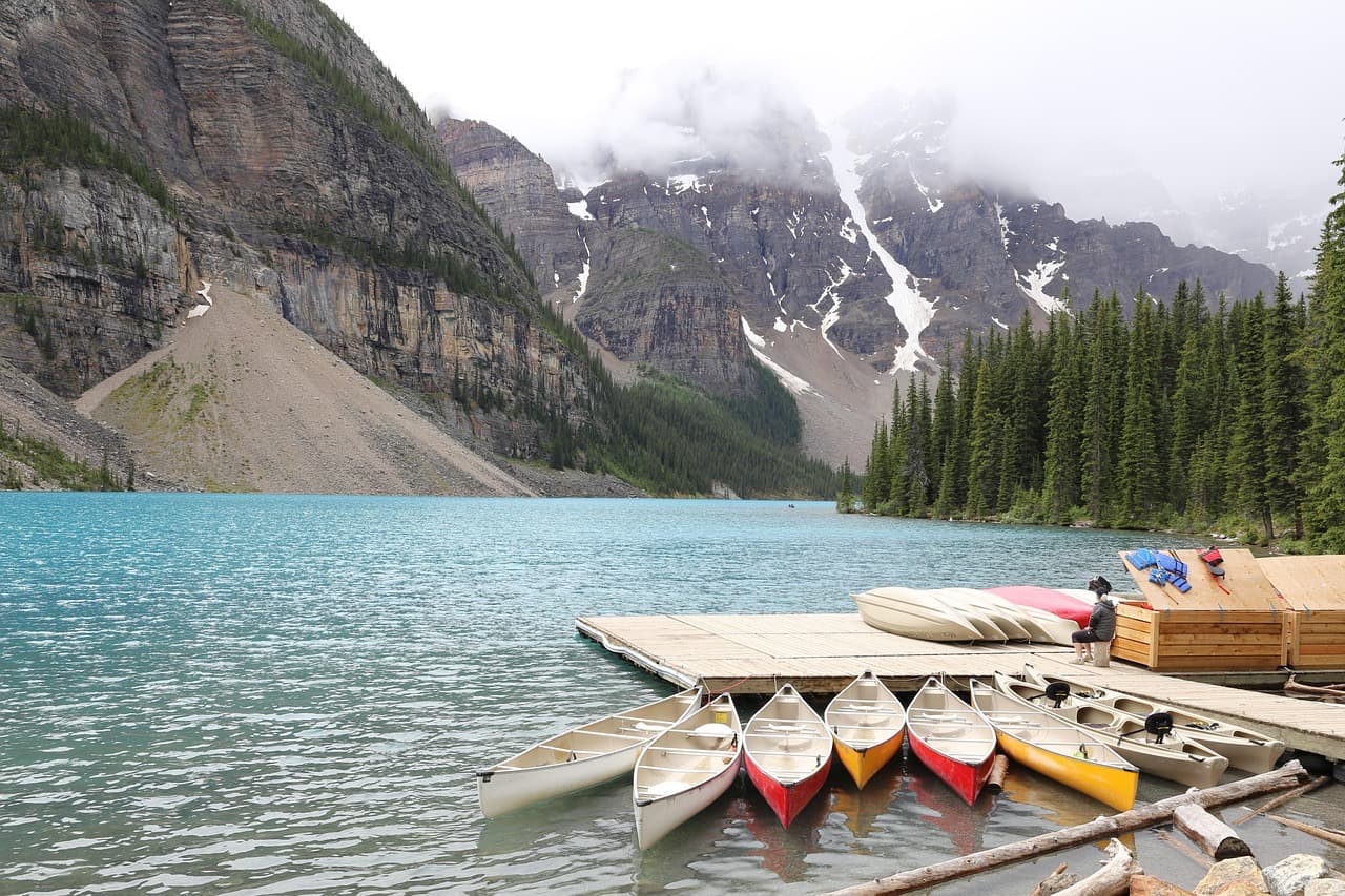 Moraine Lake in Banff National Park, Alberta