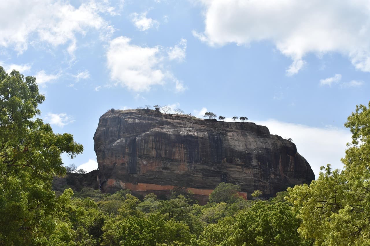 Sigiriya, the Lion Rock, in Sri Lanka